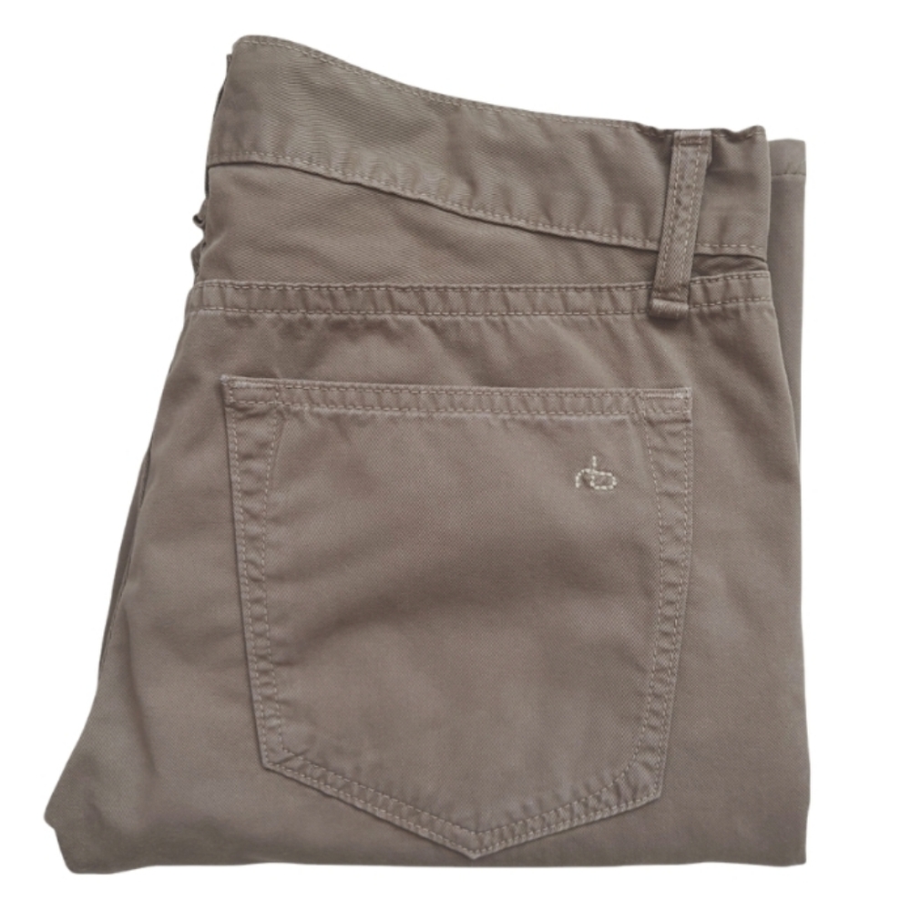 Rag and Bone Men's RB 15X Slim Straight Denim Light Brown Khaki size 30